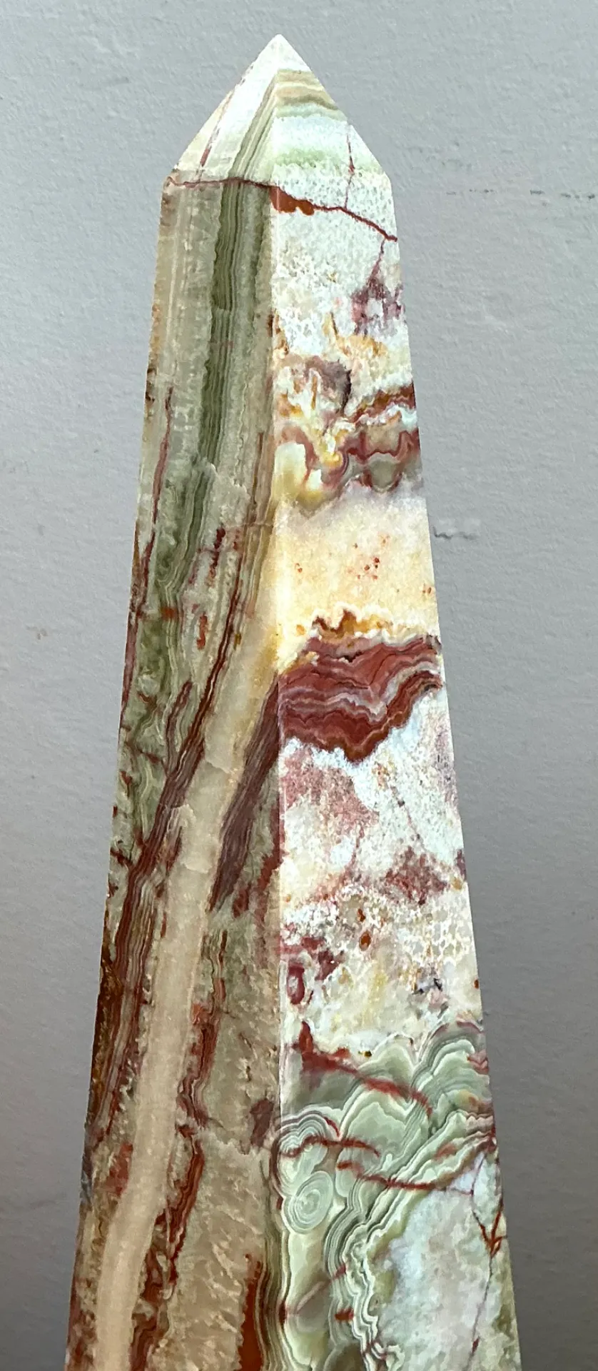 Vintage Stone Onyx Obelisk — additional photo 4