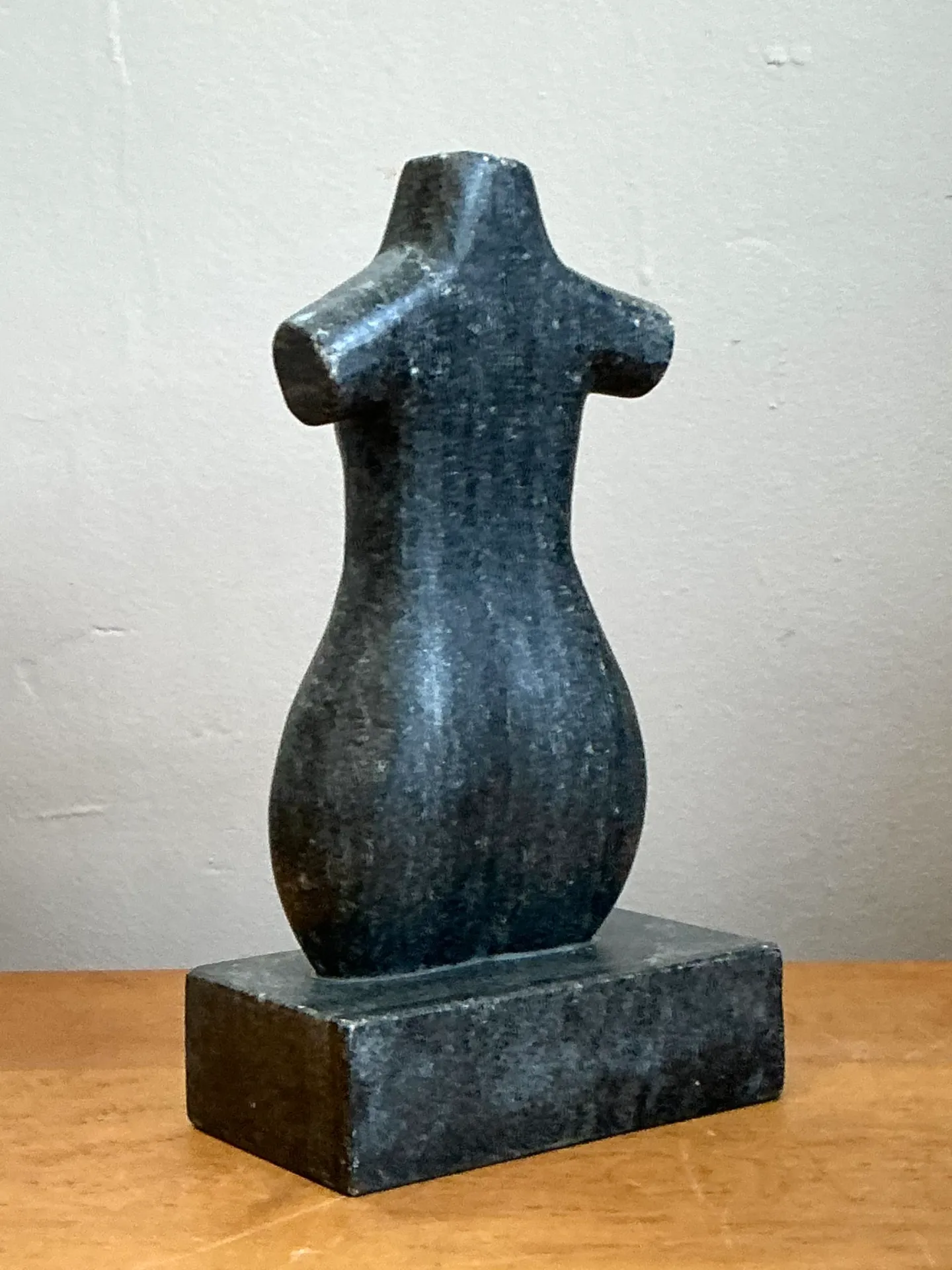 Vintage Carved Stone Female Torso Sculpture — additional photo 4