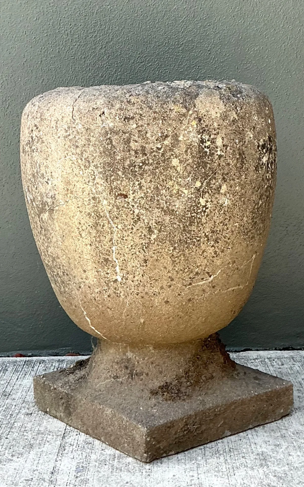 Rustic Stone Garden Planter