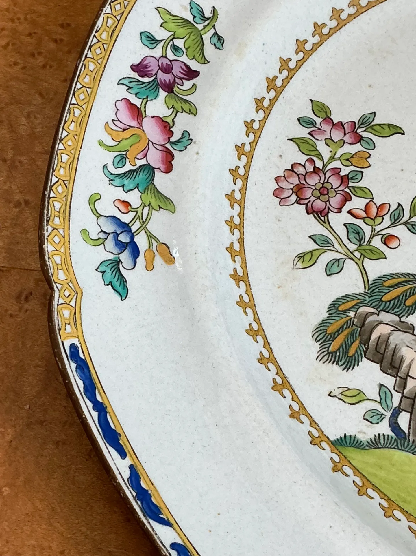 Vintage Spode New Stone Floral Plates - Set of 4 — additional photo 5