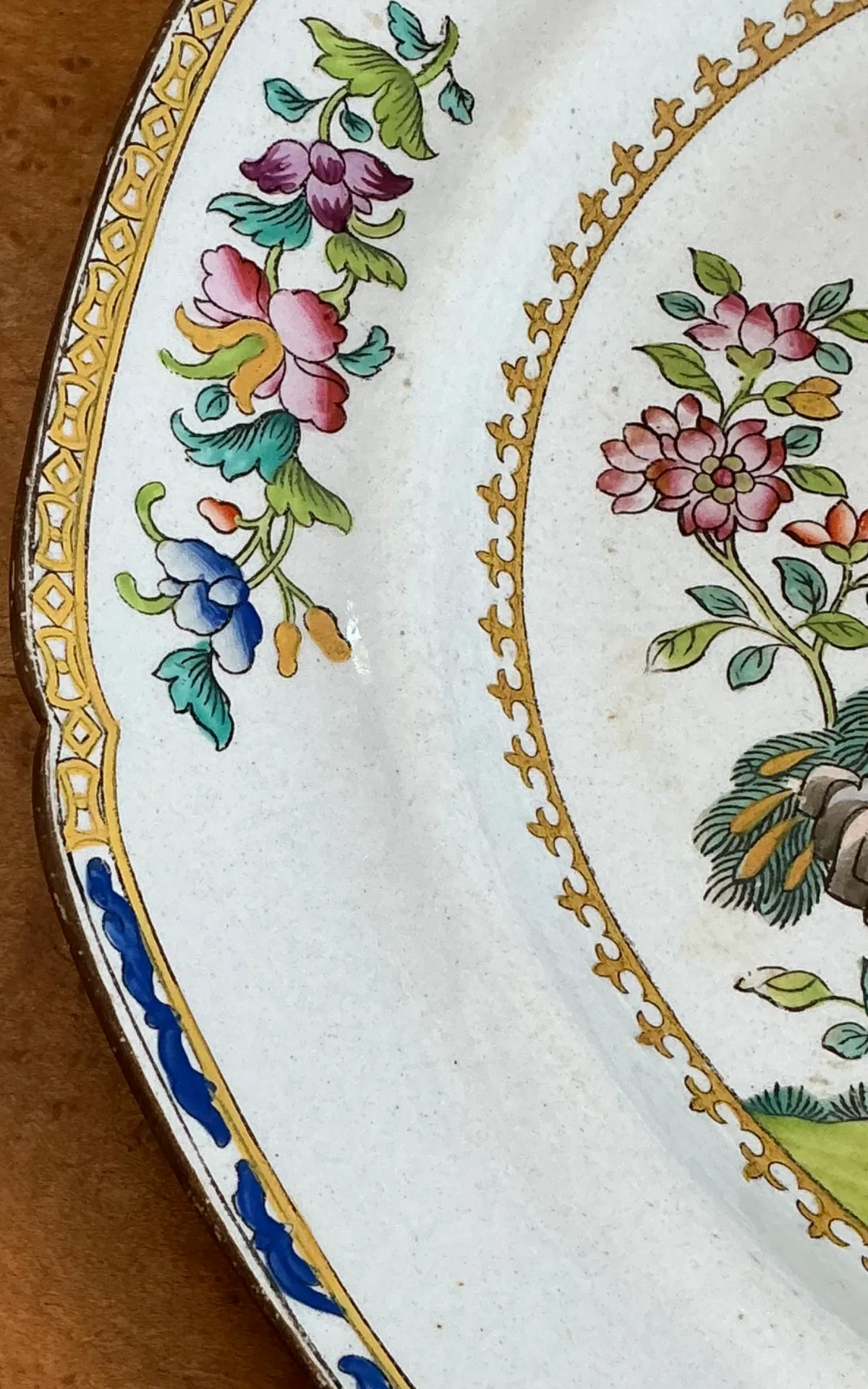 Vintage Spode New Stone Floral Plates - Set of 4 — additional photo 5