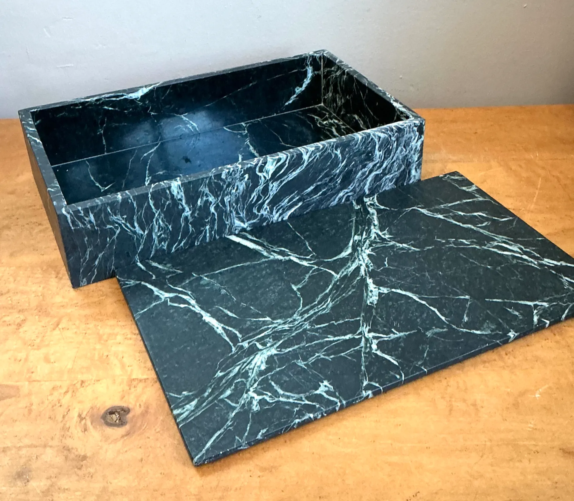 Vintage Green Marble Box — additional photo 4