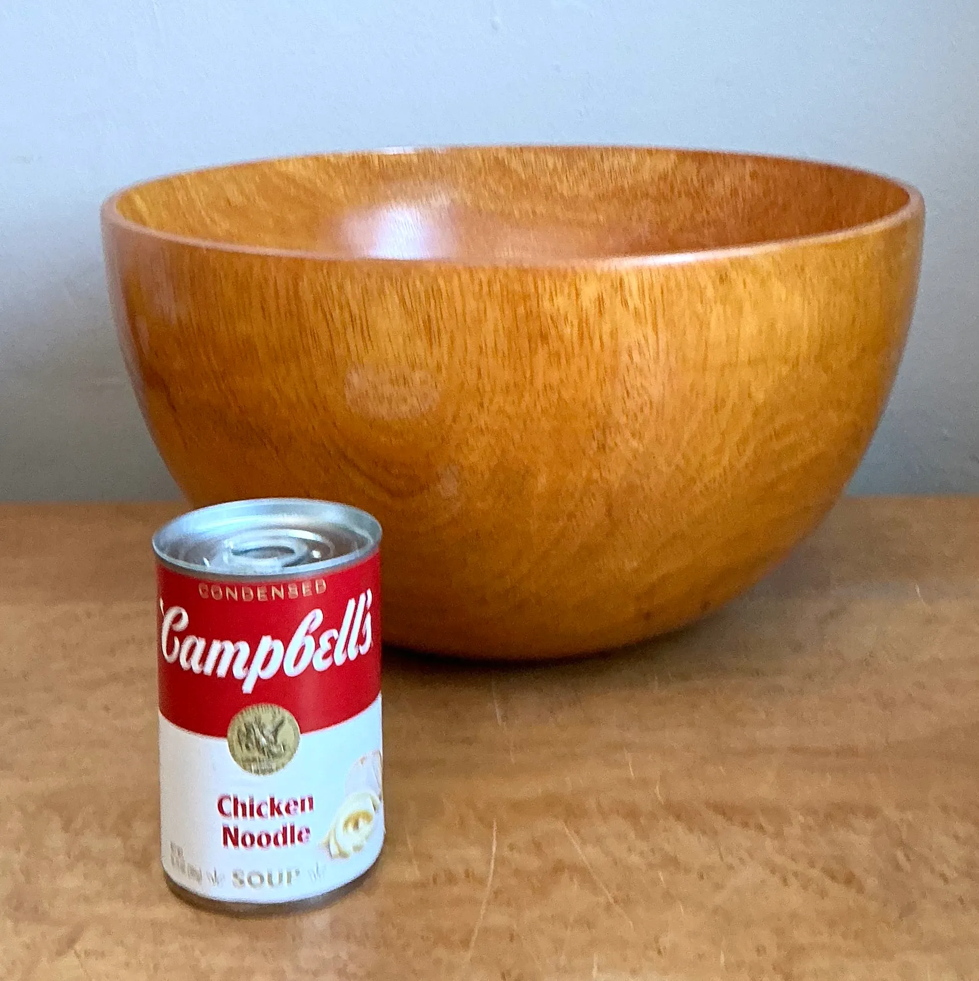 Vintage Handcrafted Wooden Bowl — additional photo 6