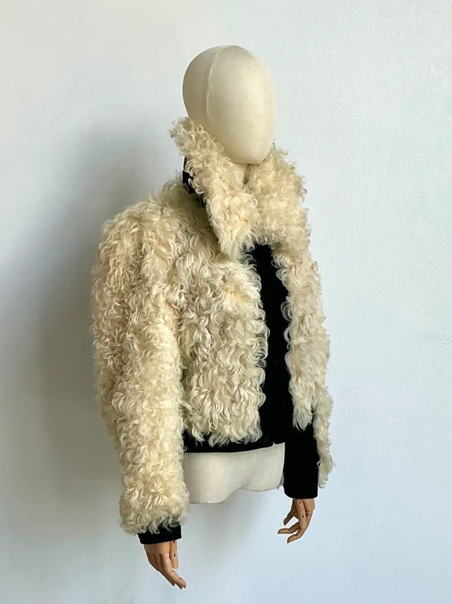 Vintage Shearling Wool Jacket — additional photo 6