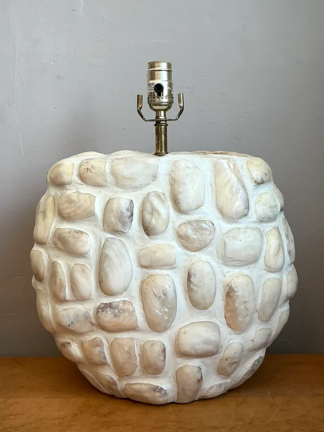 Vintage Textured Shell Table Lamp — additional photo 4