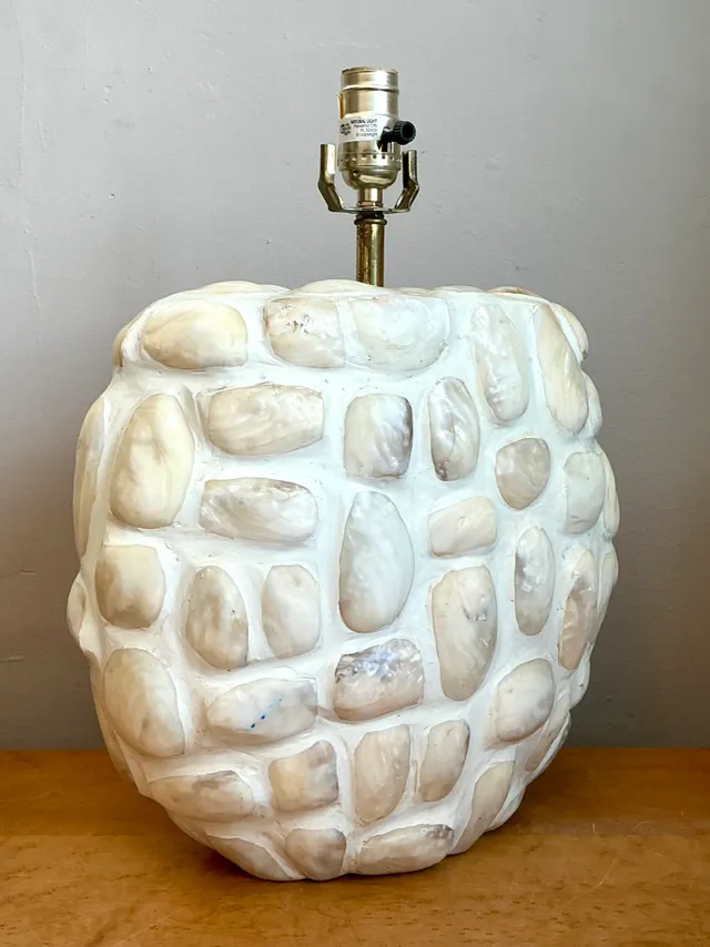 Vintage Textured Shell Table Lamp — additional photo 7