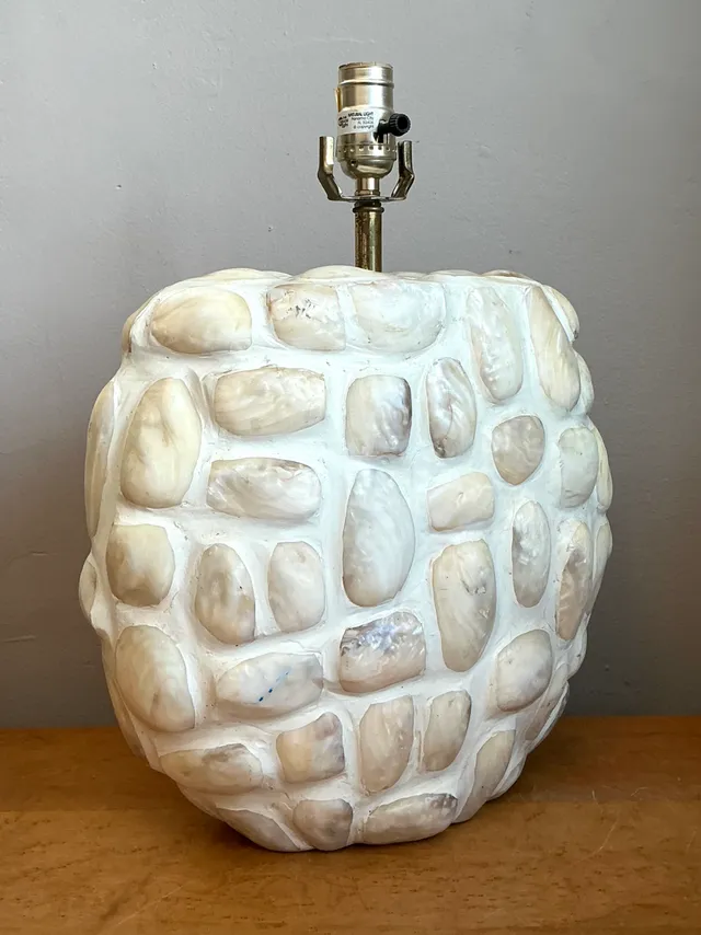 Vintage Textured Shell Table Lamp — additional photo 6
