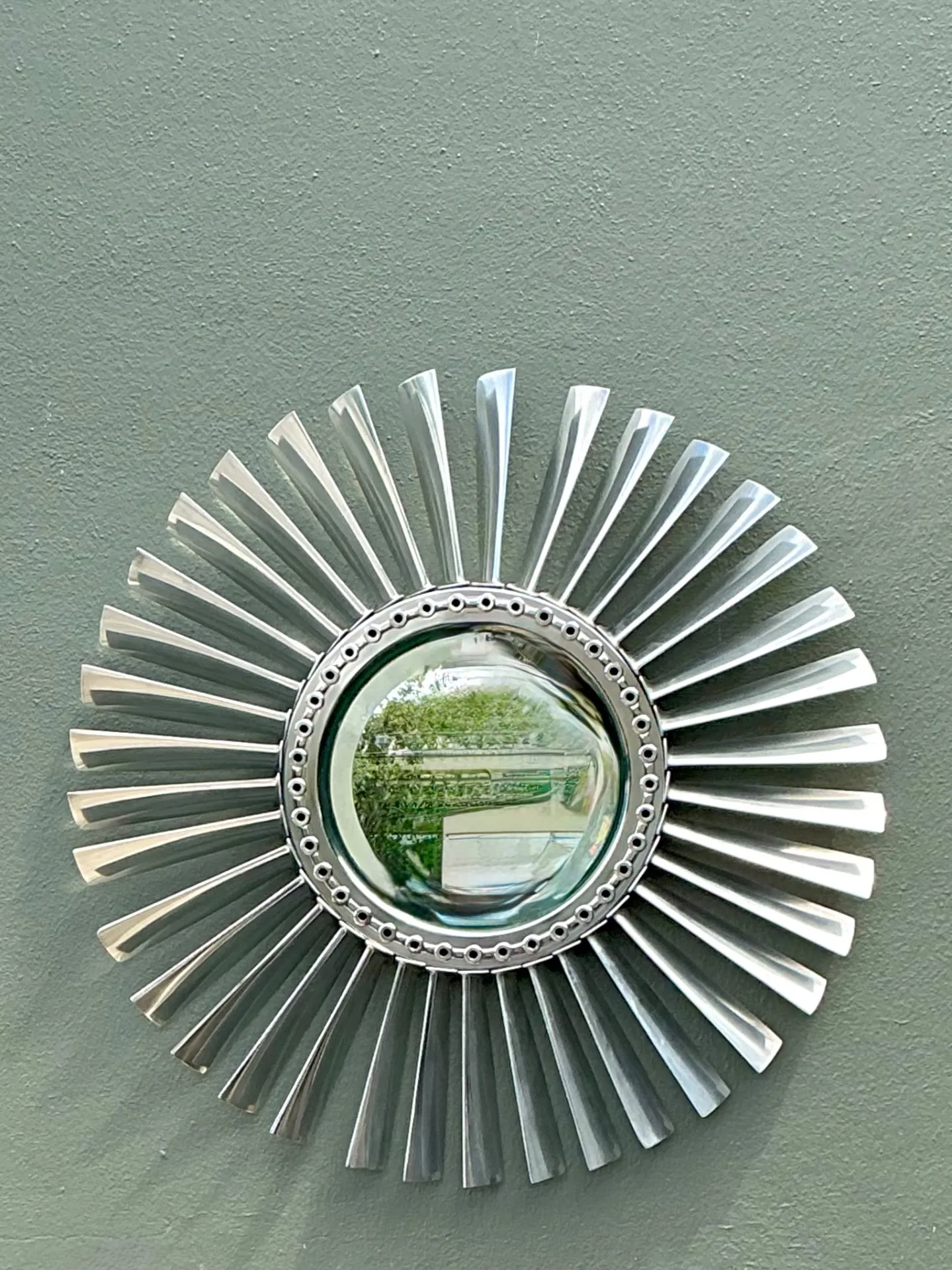 Vintage industrial Rolls Royce “Spey” Mirror — additional photo 1