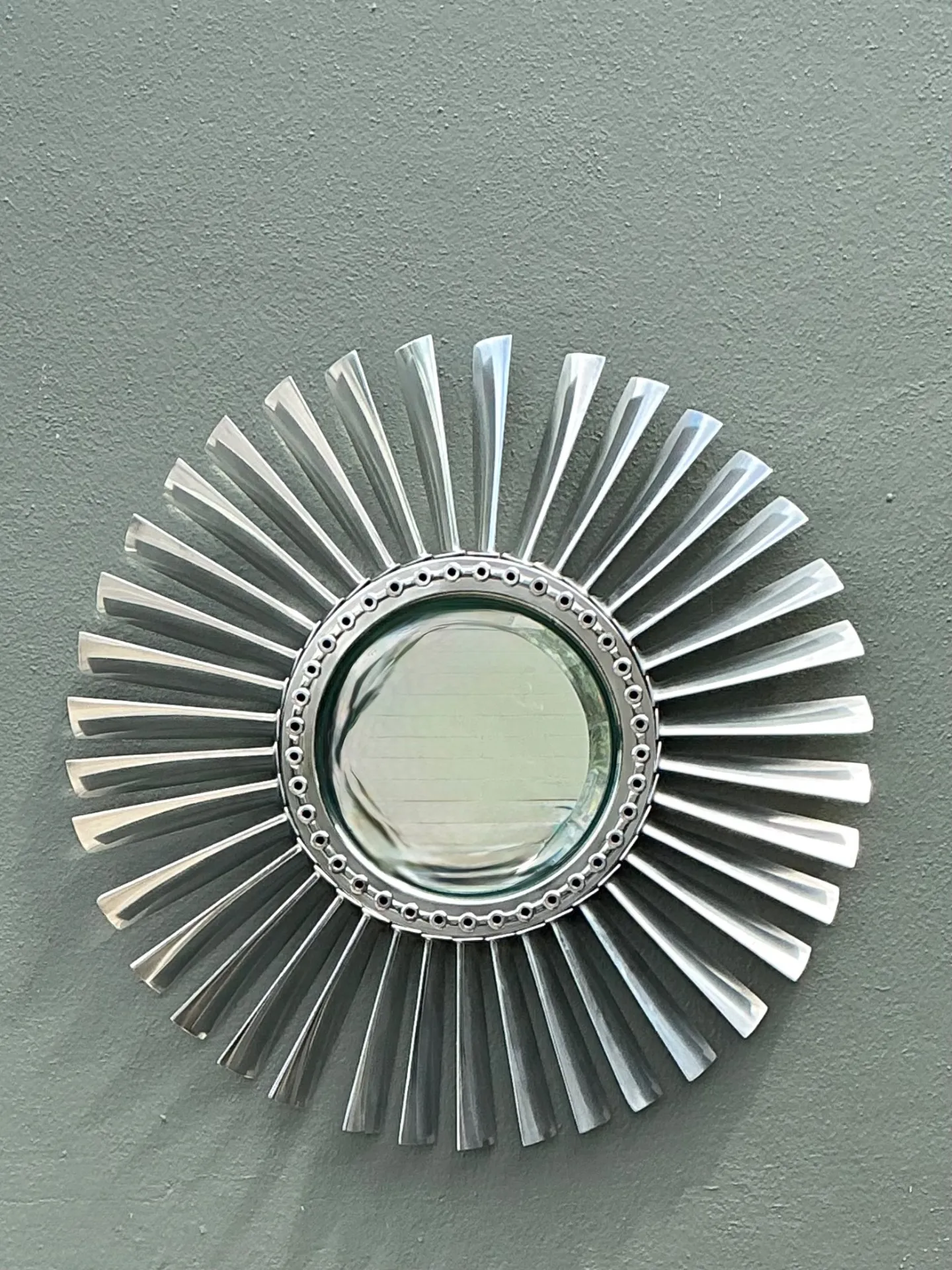 Vintage industrial Rolls Royce “Spey” Mirror — additional photo 2