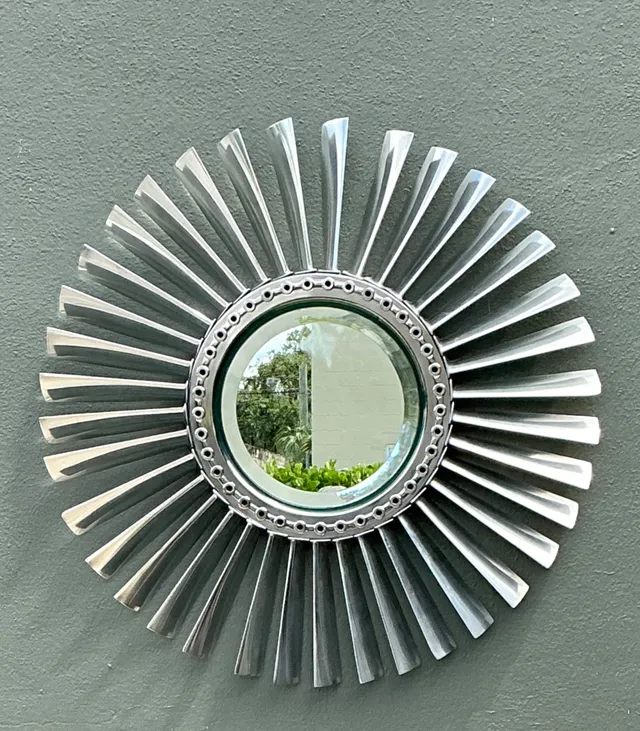 Vintage industrial Rolls Royce “Spey” Mirror — additional photo 5