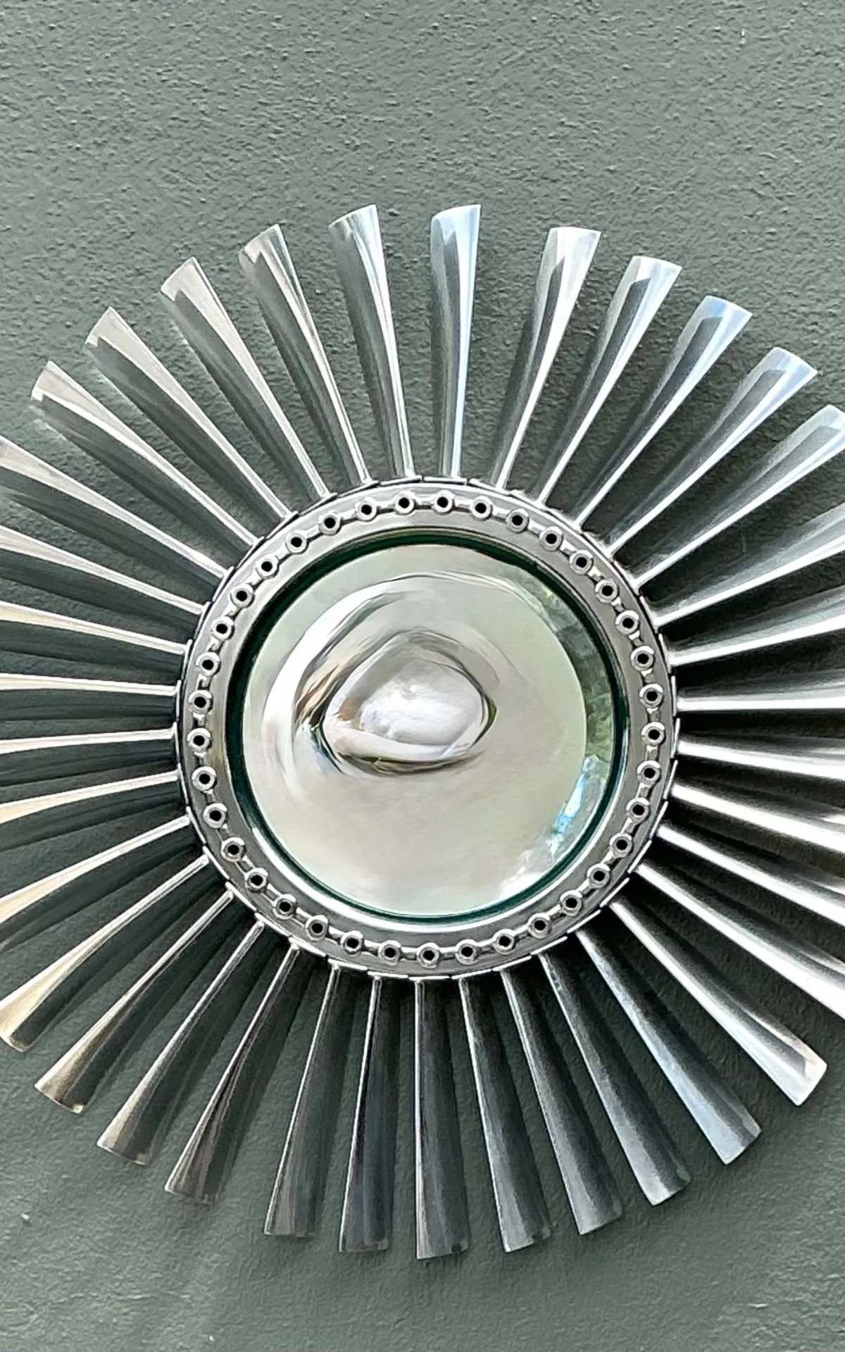Vintage industrial Rolls Royce “Spey” Mirror — additional photo 3