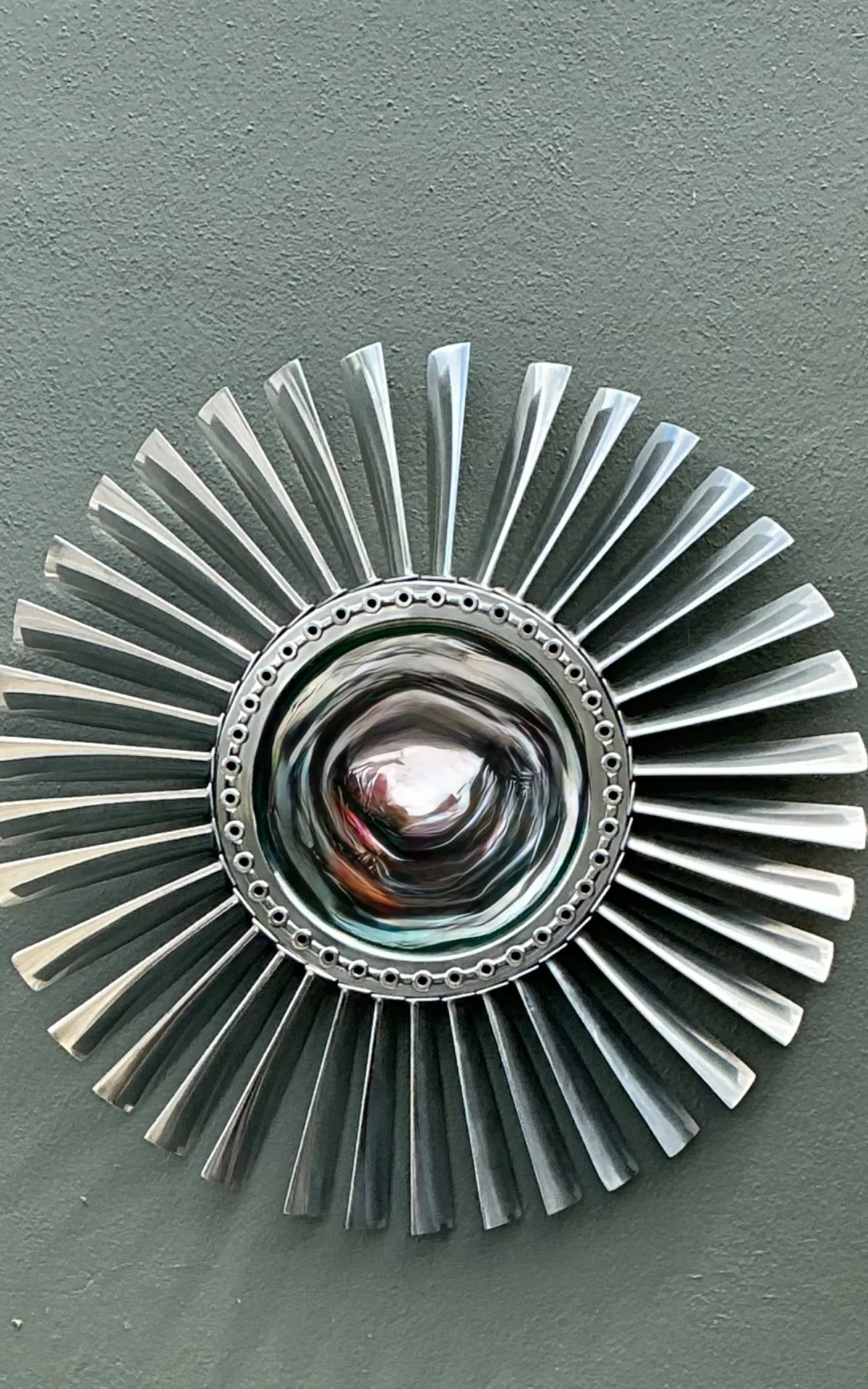 Vintage industrial Rolls Royce “Spey” Mirror — additional photo 8