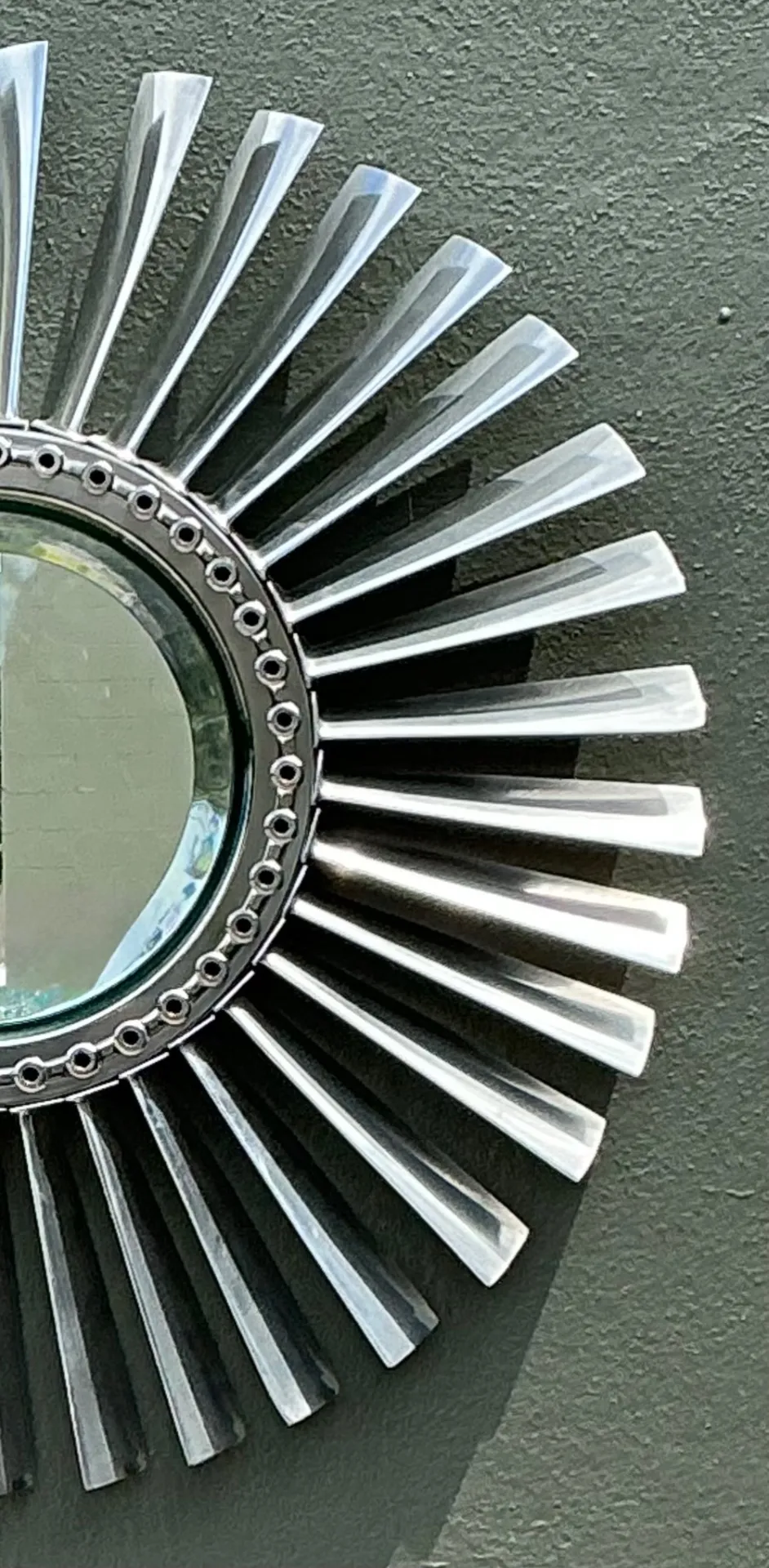 Vintage industrial Rolls Royce “Spey” Mirror — additional photo 4