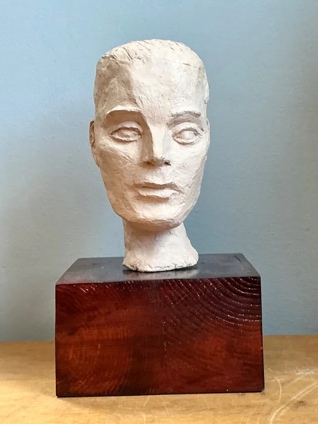 Vintage Plaster Bust Of Man — additional photo 4