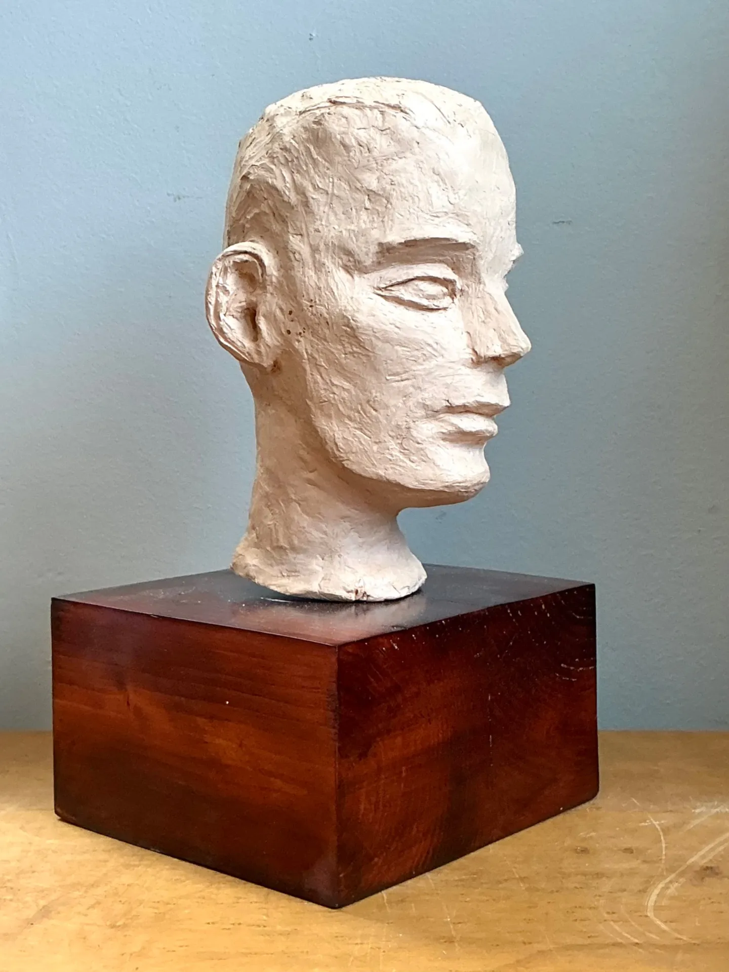 Vintage Plaster Bust Of Man — additional photo 7