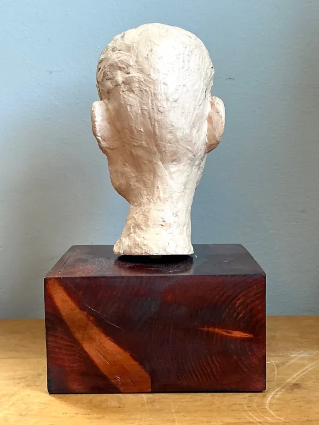 Vintage Plaster Bust Of Man — additional photo 3