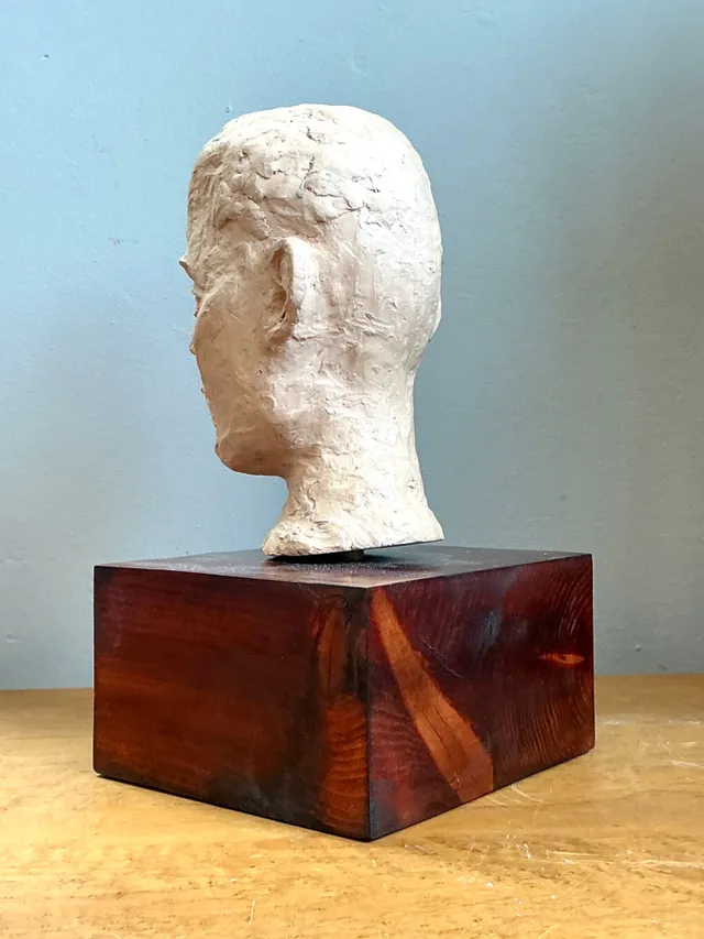 Vintage Plaster Bust Of Man — additional photo 6