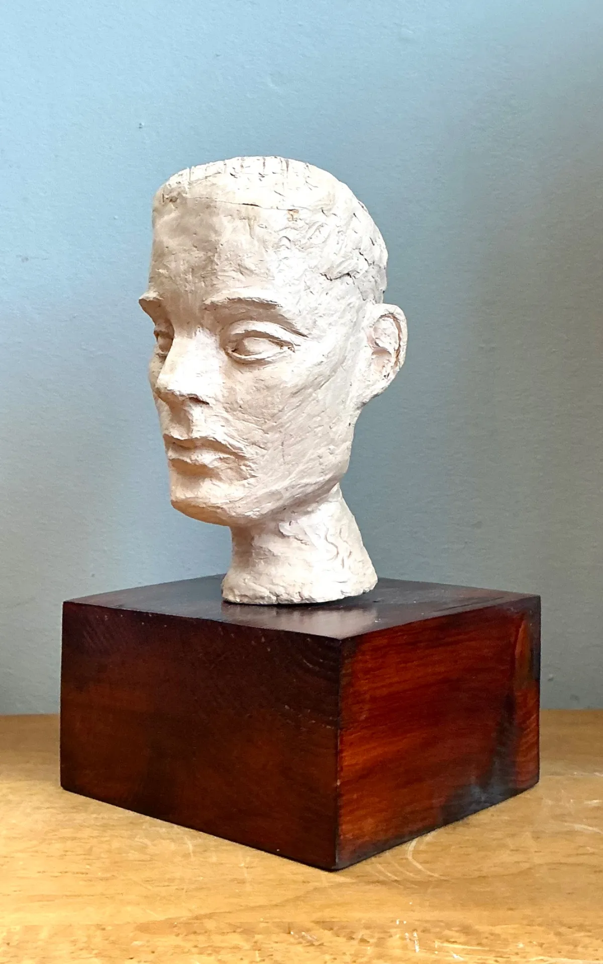 Vintage Plaster Bust Of Man — additional photo 8