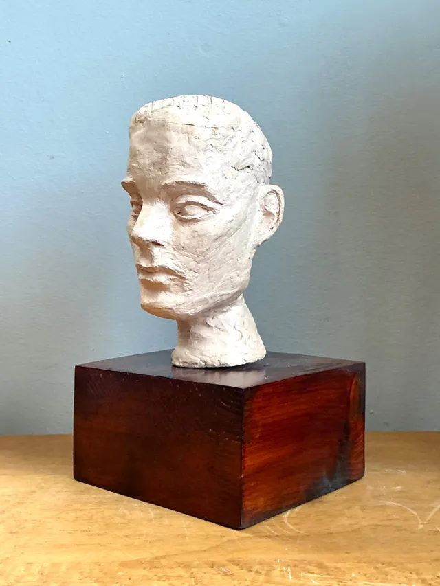 Vintage Plaster Bust Of Man — additional photo 8