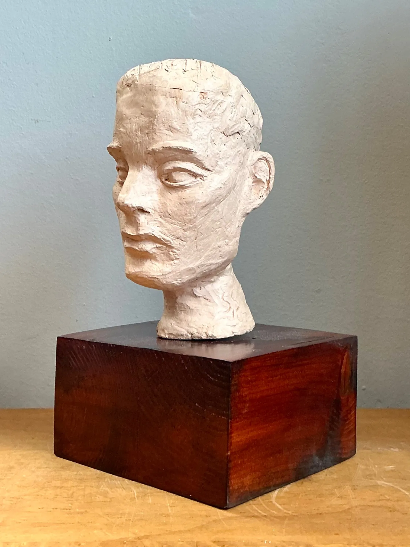 Vintage Plaster Bust Of Man — additional photo 2