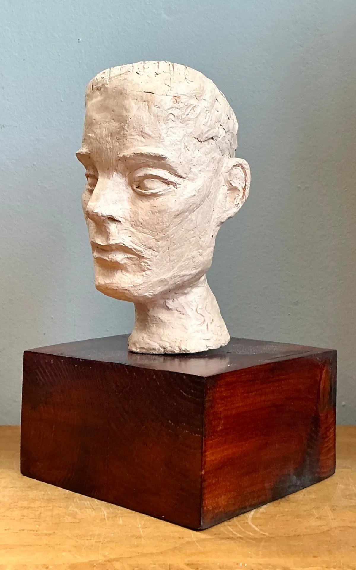 Vintage Plaster Bust Of Man — additional photo 2