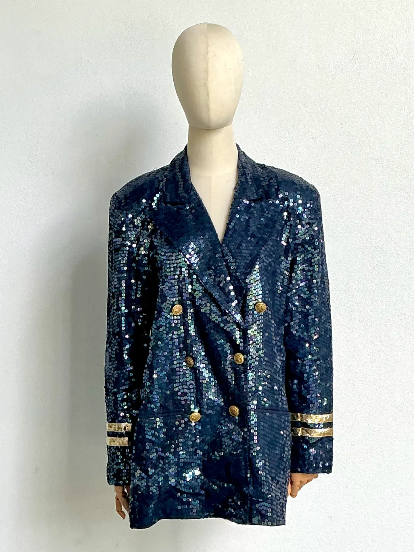 Vintage Nautical Sequin Blazer — additional photo 2