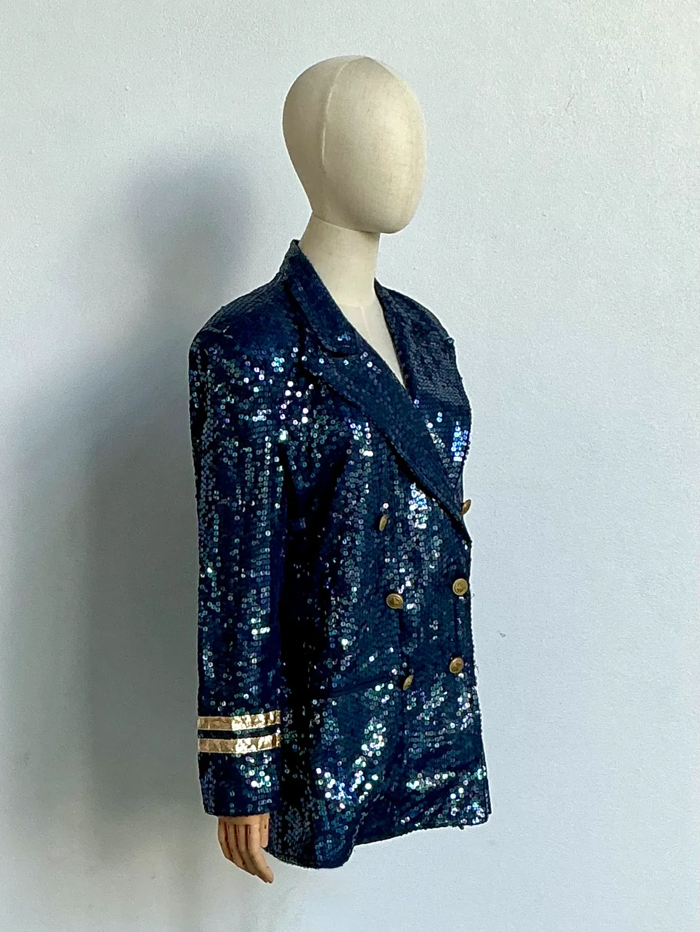 Vintage Nautical Sequin Blazer — additional photo 4
