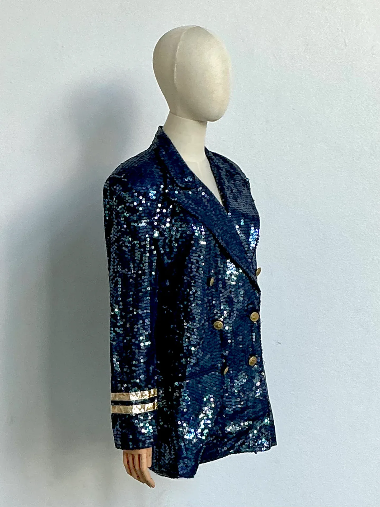 Vintage Nautical Sequin Blazer — additional photo 3