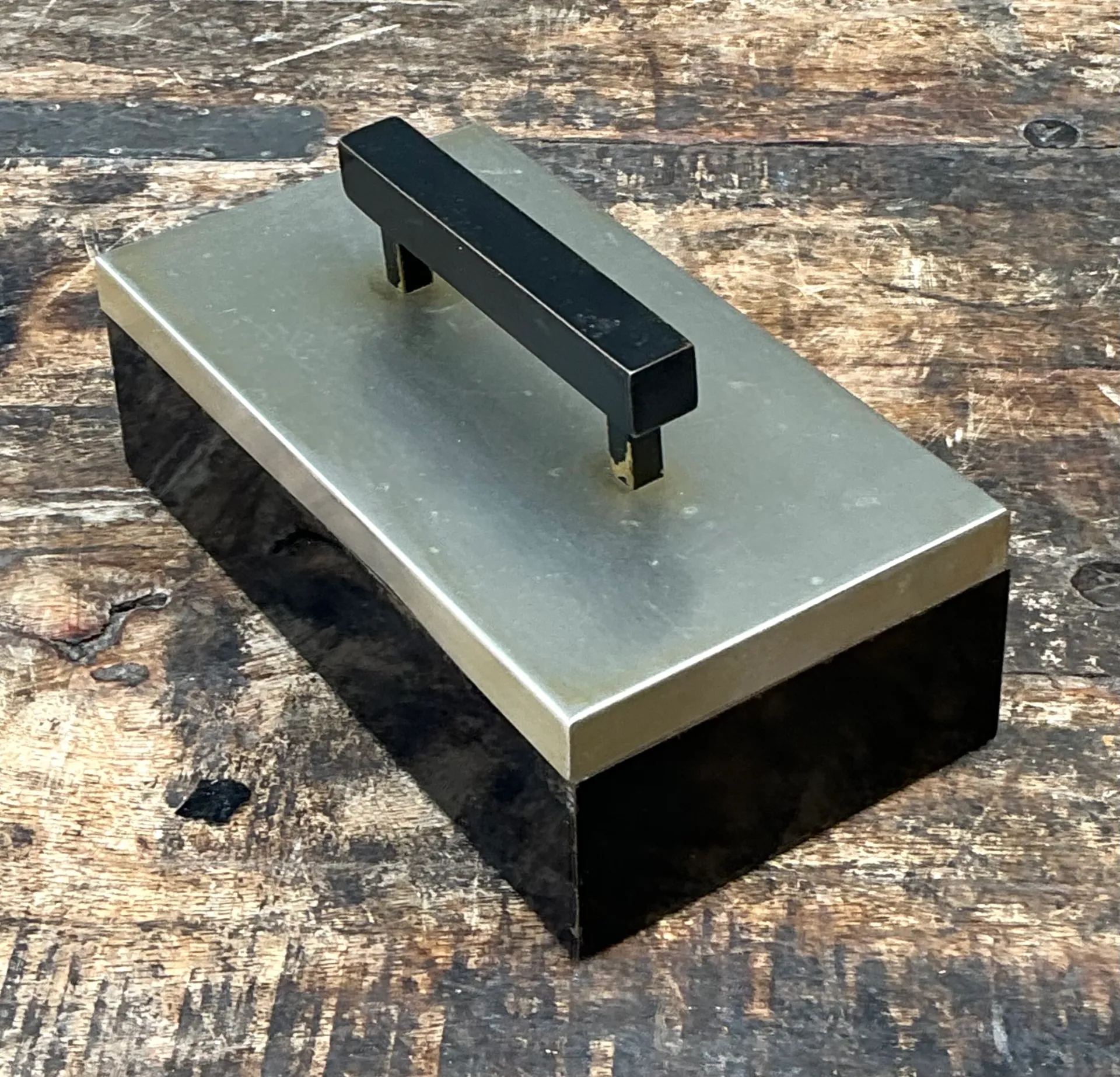 Vintage Metal and Wood Lidded Box — additional photo 6