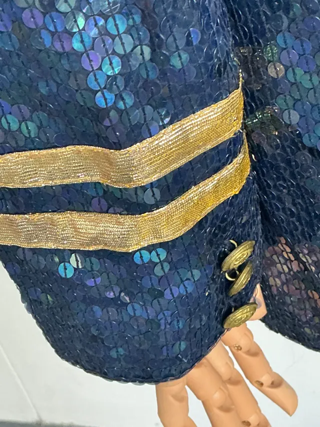 Vintage Nautical Sequin Blazer — additional photo 7