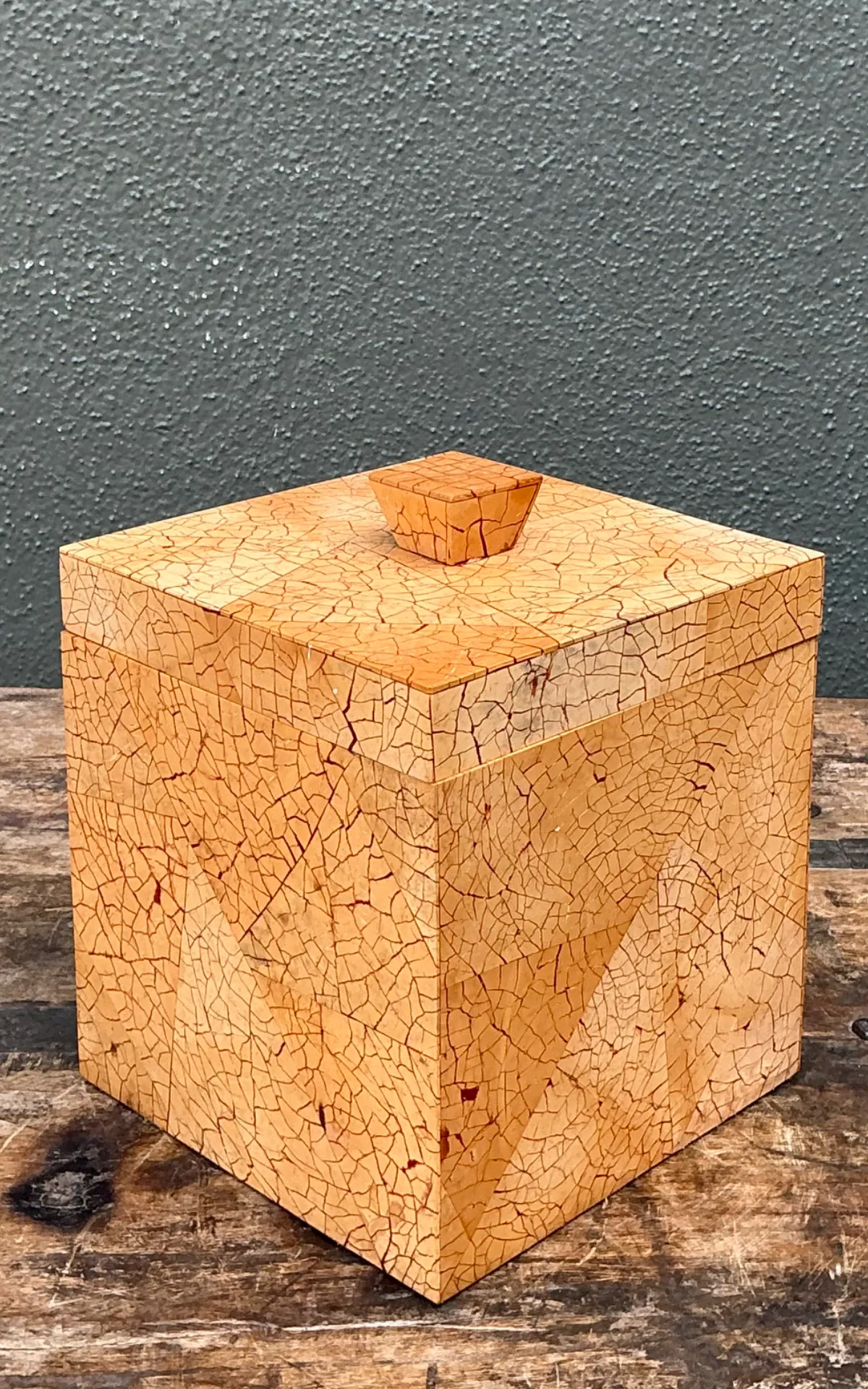 Vintage Coconut Shell Ice Bucket — additional photo 2