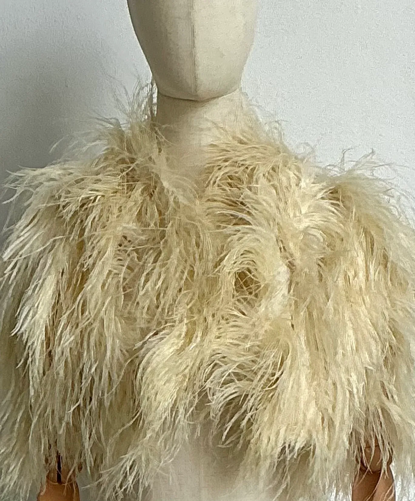Vintage Ostrich Feather Peignor — additional photo 3