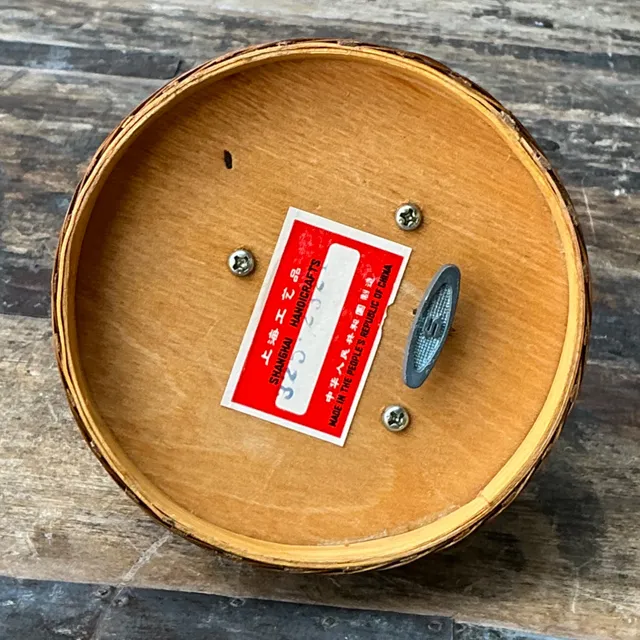 Vintage Shanghai Weave Rooster Music Box — additional photo 1