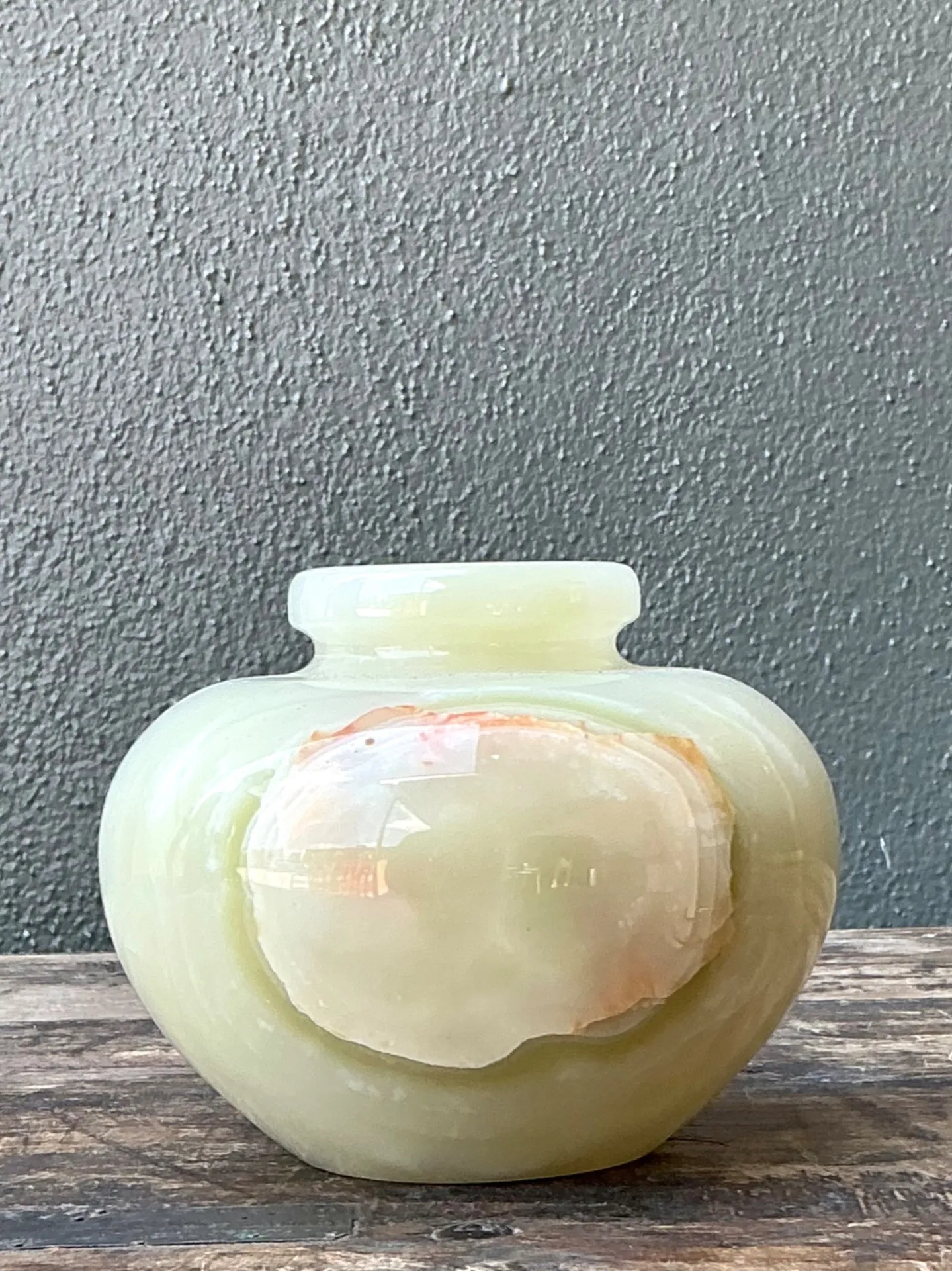 Vintage Stone Onyx Vase — additional photo 5
