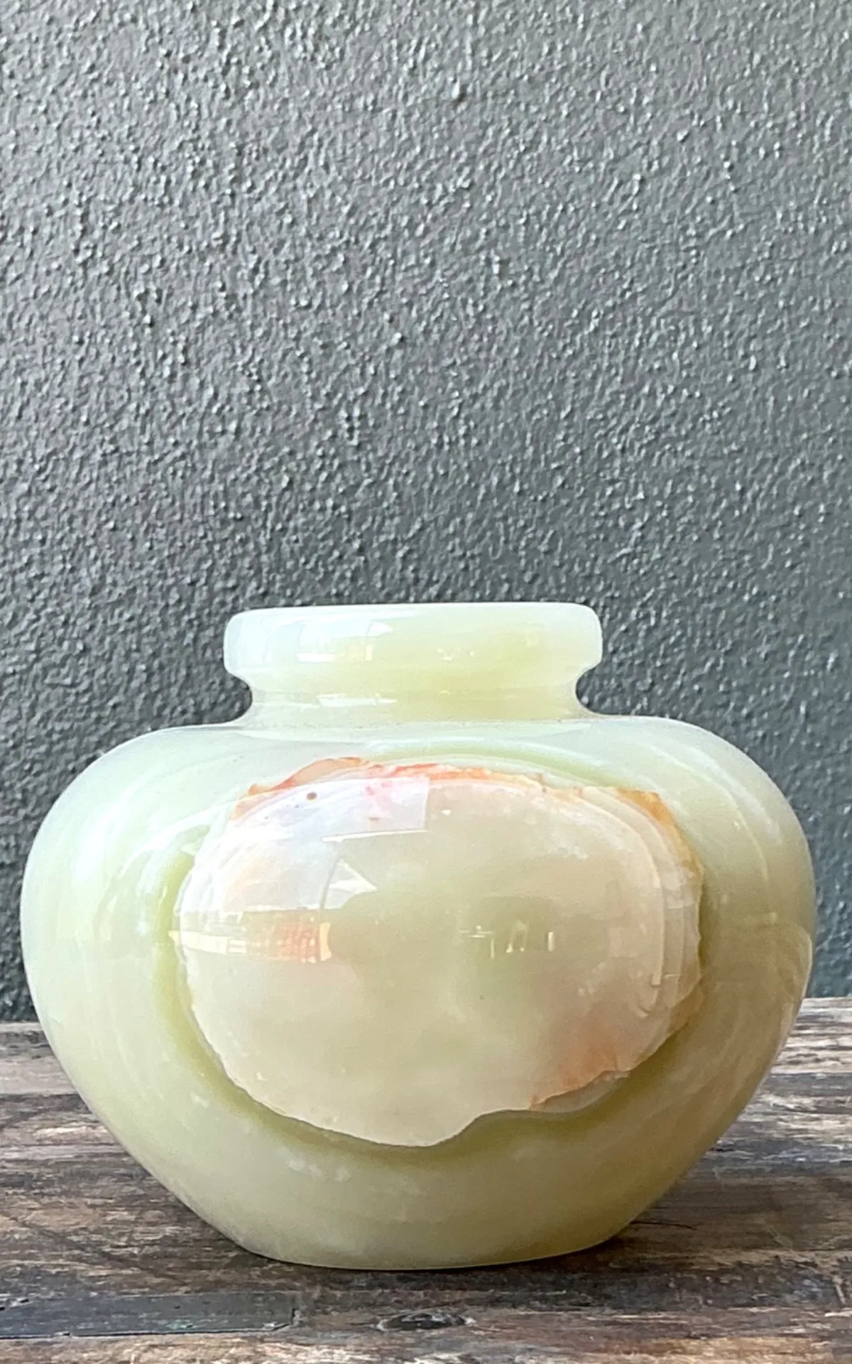 Vintage Stone Onyx Vase — additional photo 5