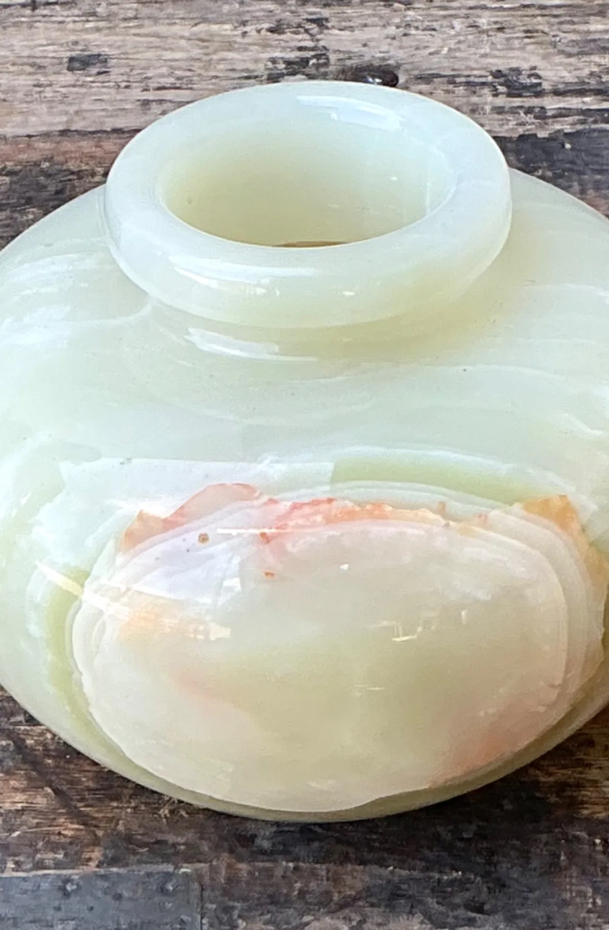 Vintage Stone Onyx Vase — additional photo 7