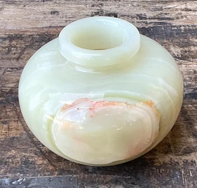 Vintage Stone Onyx Vase — additional photo 7