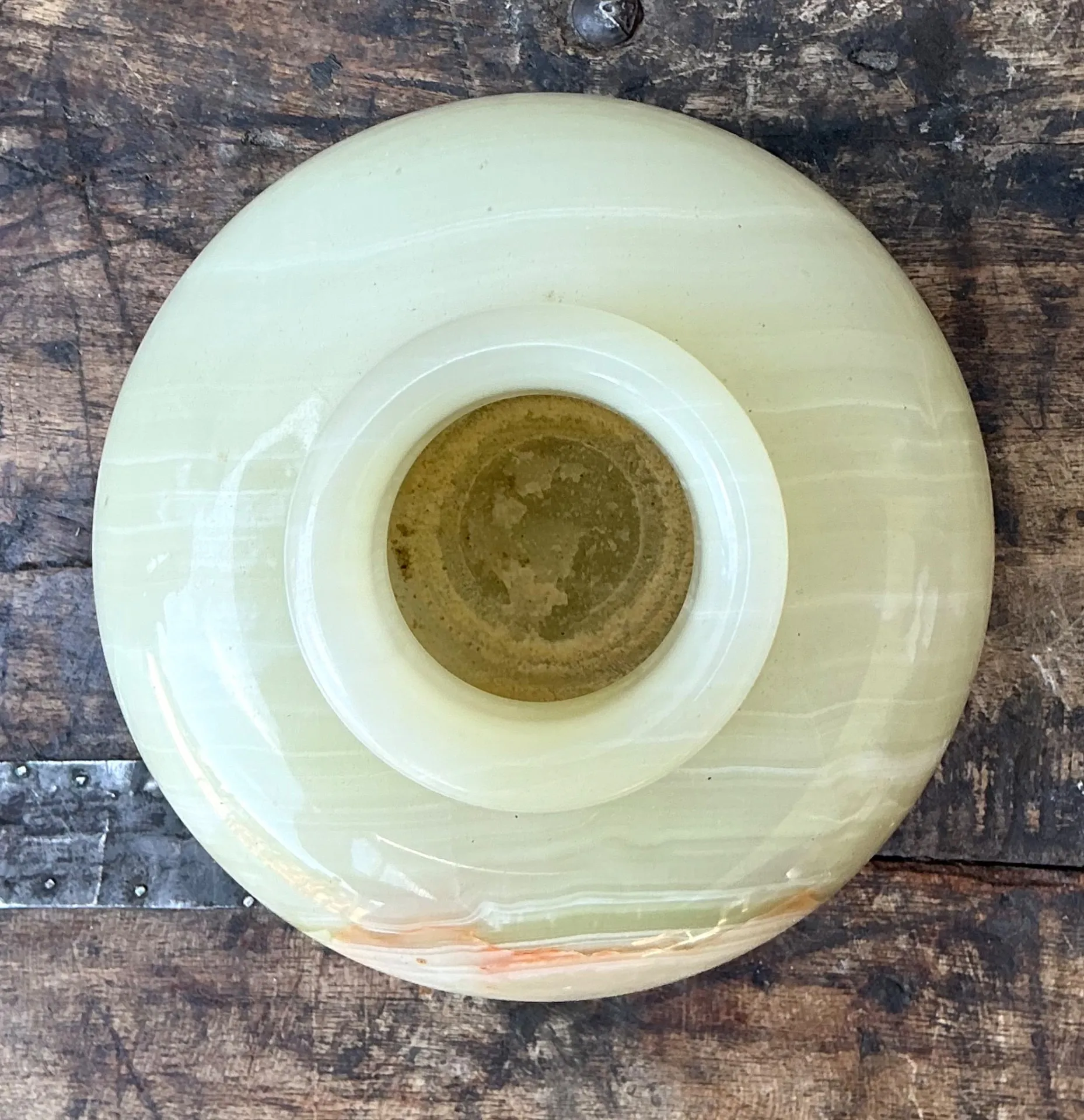 Vintage Stone Onyx Vase — additional photo 1