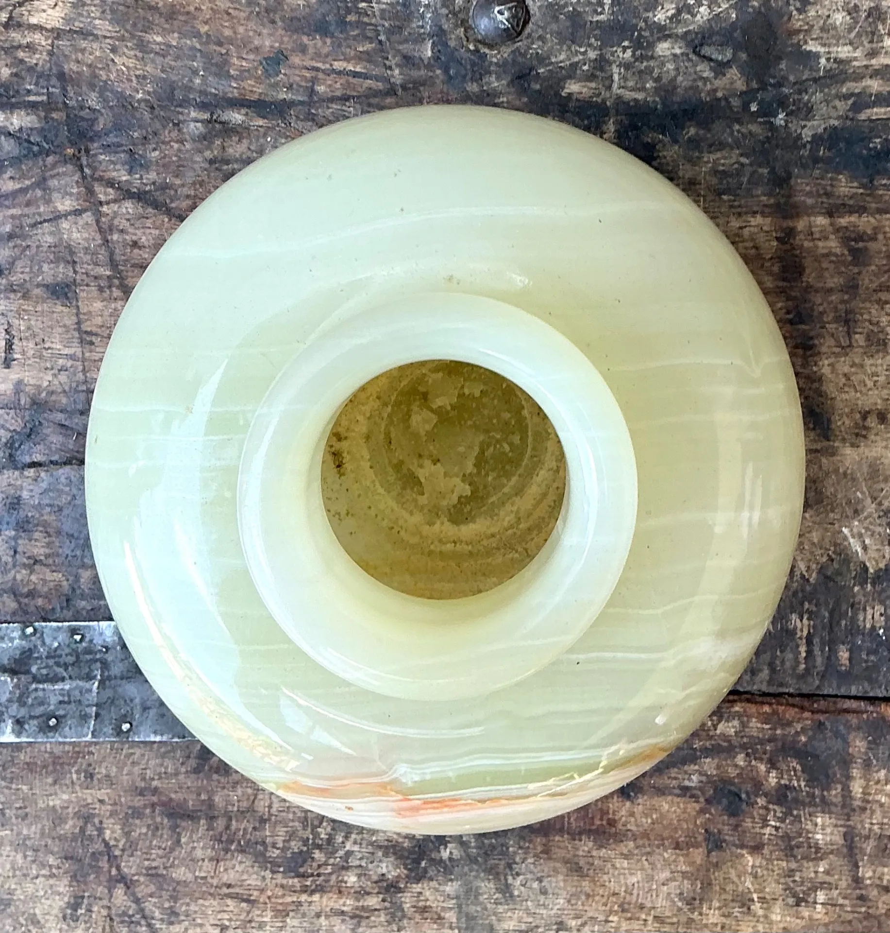 Vintage Stone Onyx Vase — additional photo 8