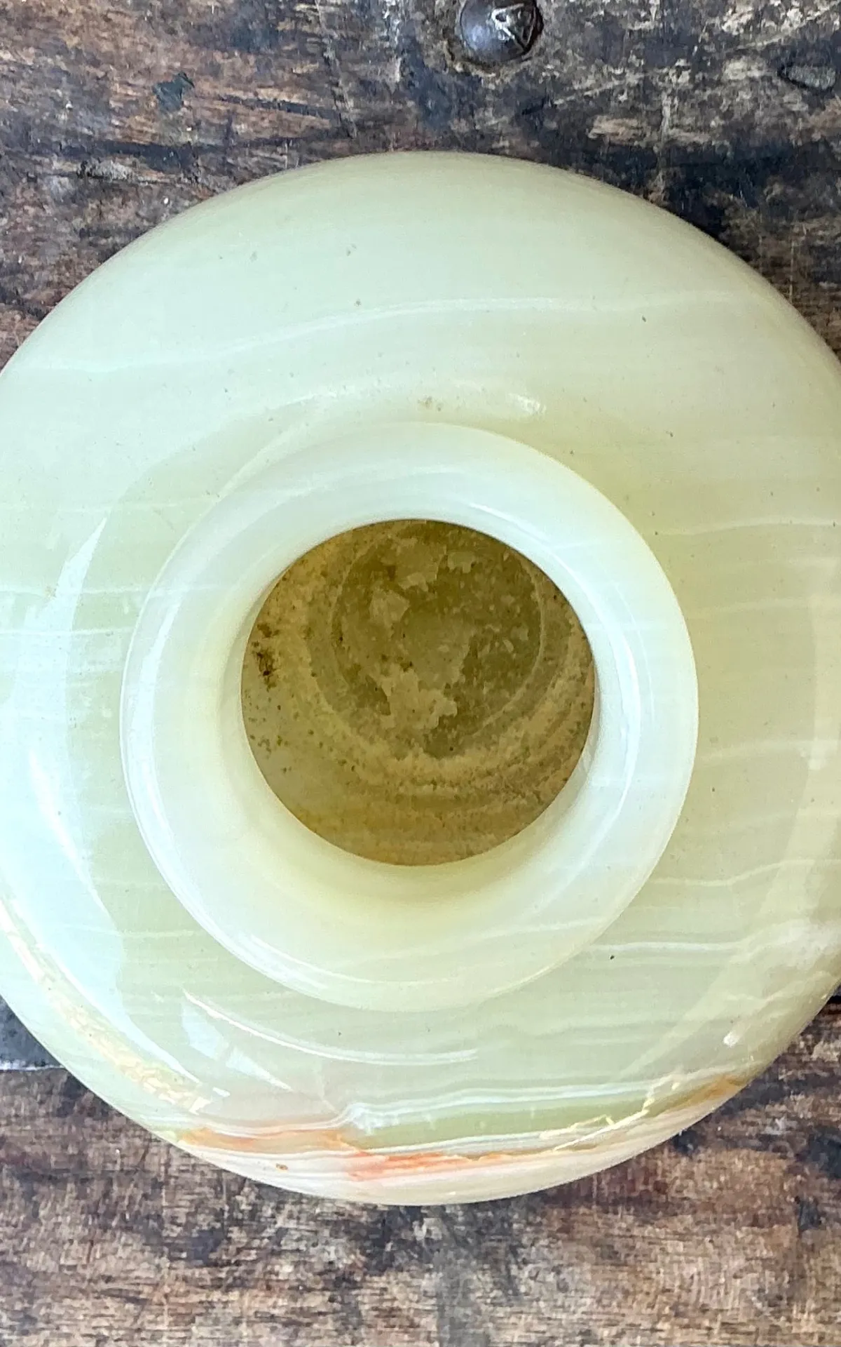 Vintage Stone Onyx Vase — additional photo 8