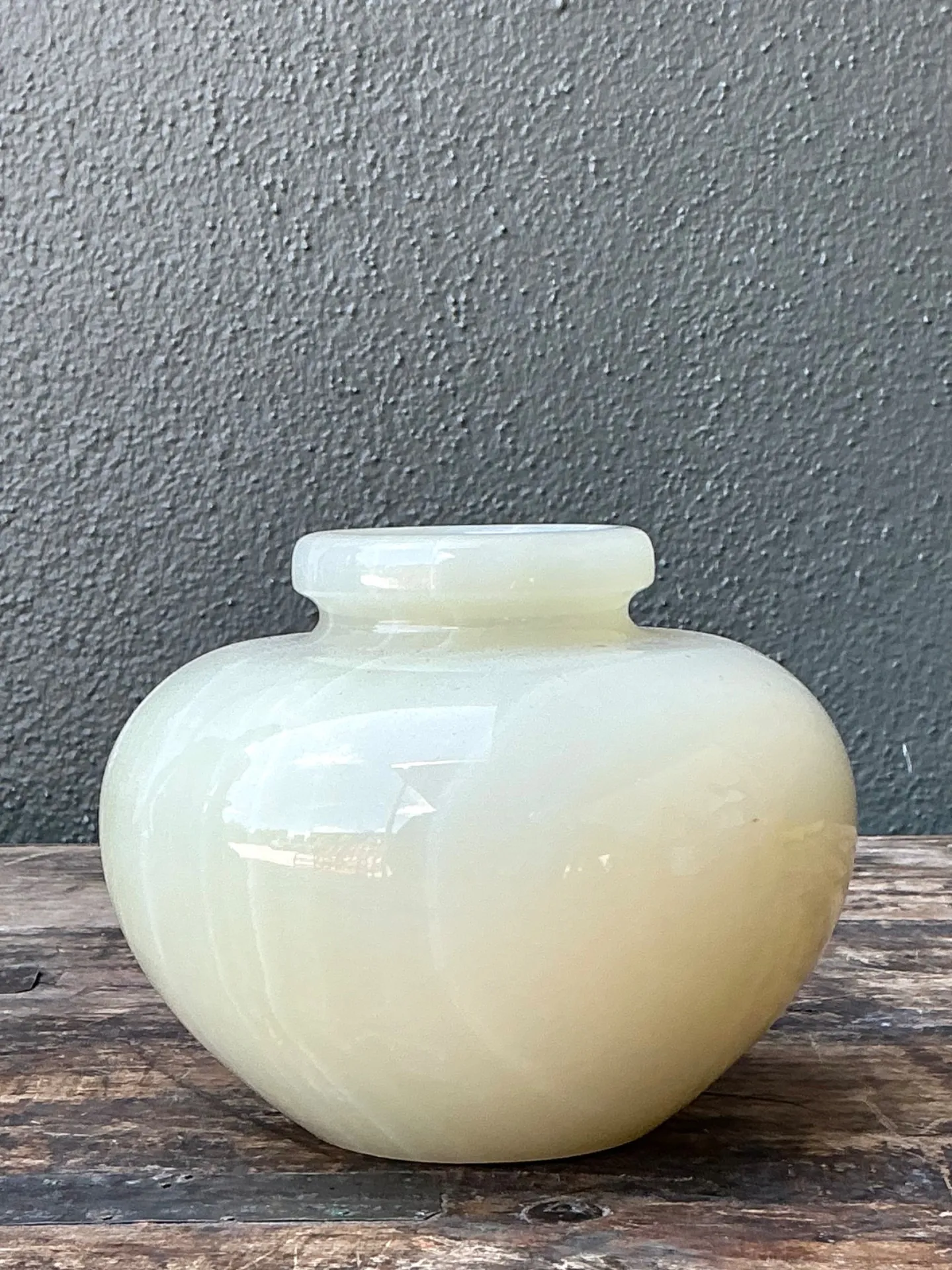 Vintage Stone Onyx Vase — additional photo 4