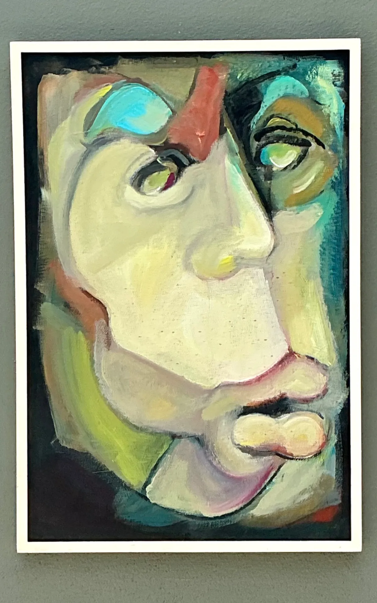 Abstract Expressionist Oil Painting on Canvas