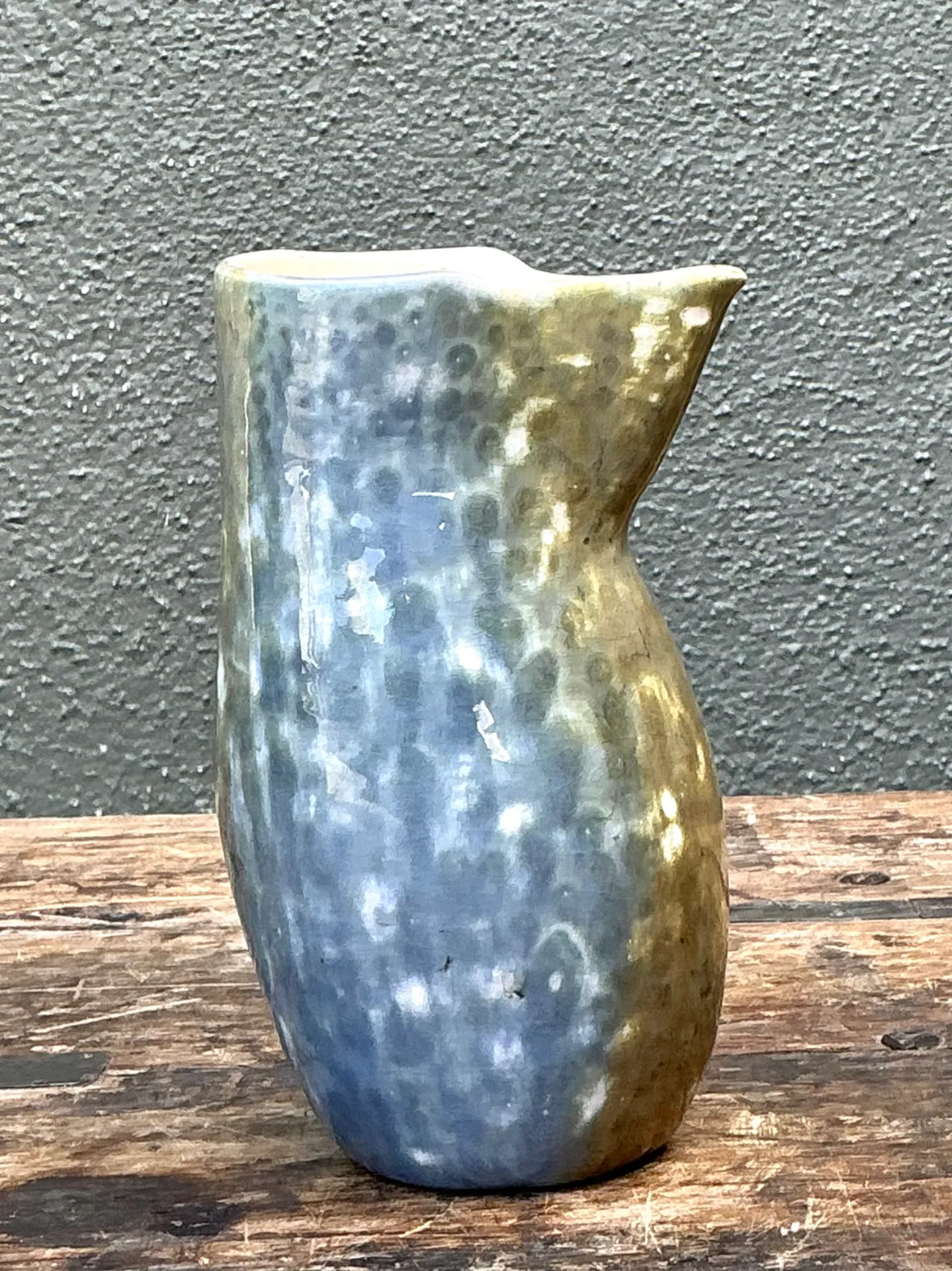 Vintage Abstract Ceramic Pitcher — additional photo 3