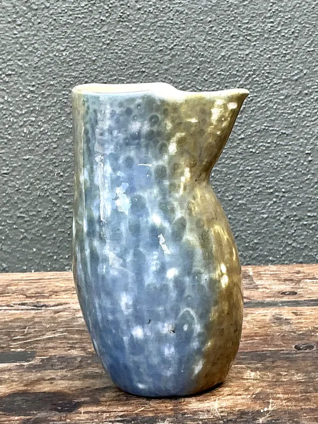 Vintage Abstract Ceramic Pitcher — additional photo 3