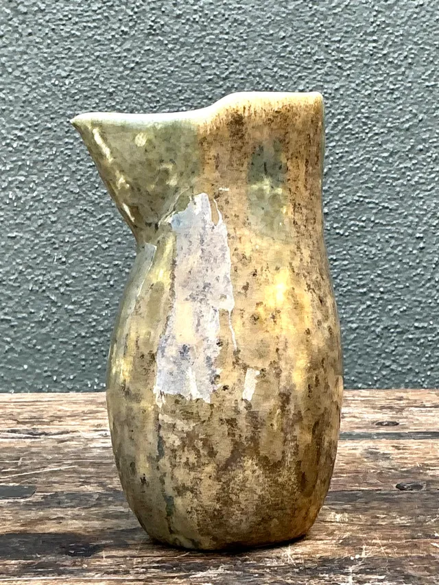 Vintage Abstract Ceramic Pitcher — additional photo 2