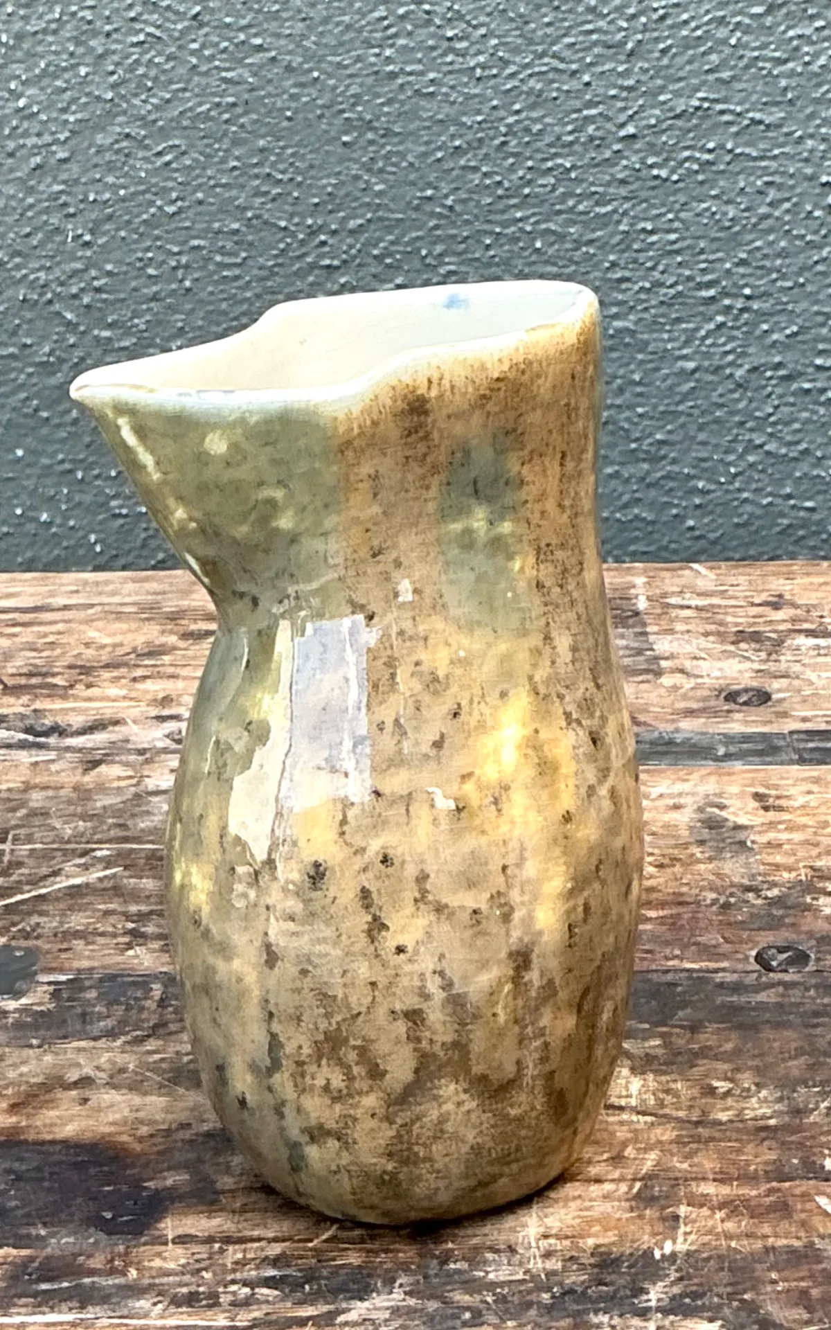 Vintage Abstract Ceramic Pitcher
