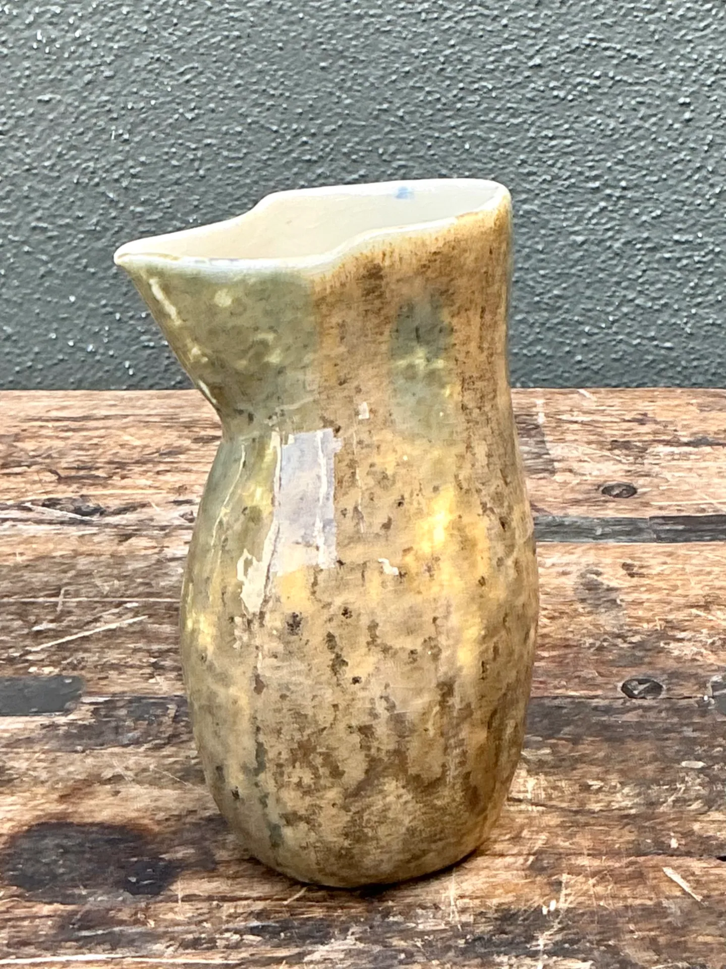 Vintage Abstract Ceramic Pitcher — additional photo 8