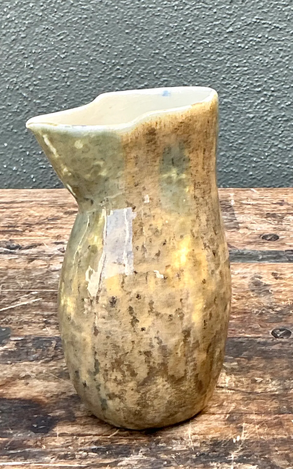 Vintage Abstract Ceramic Pitcher — additional photo 8