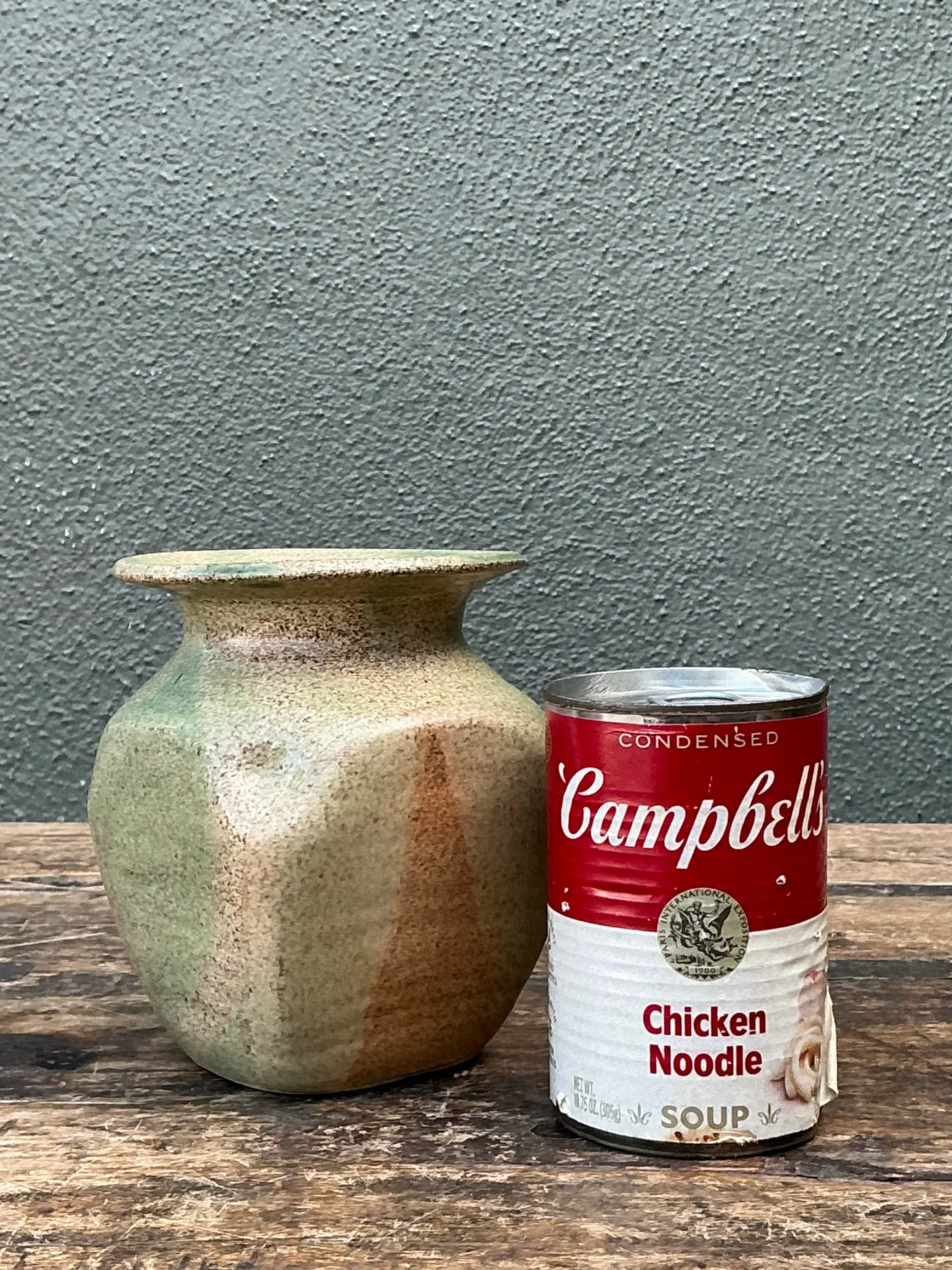 Vintage Small Glazed Pottery Vase — additional photo 2