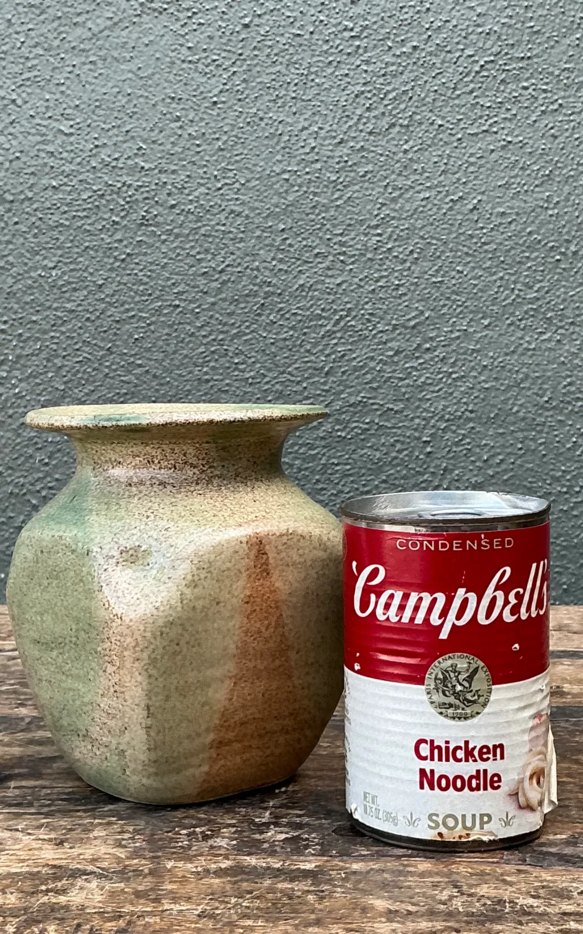 Vintage Small Glazed Pottery Vase — additional photo 2